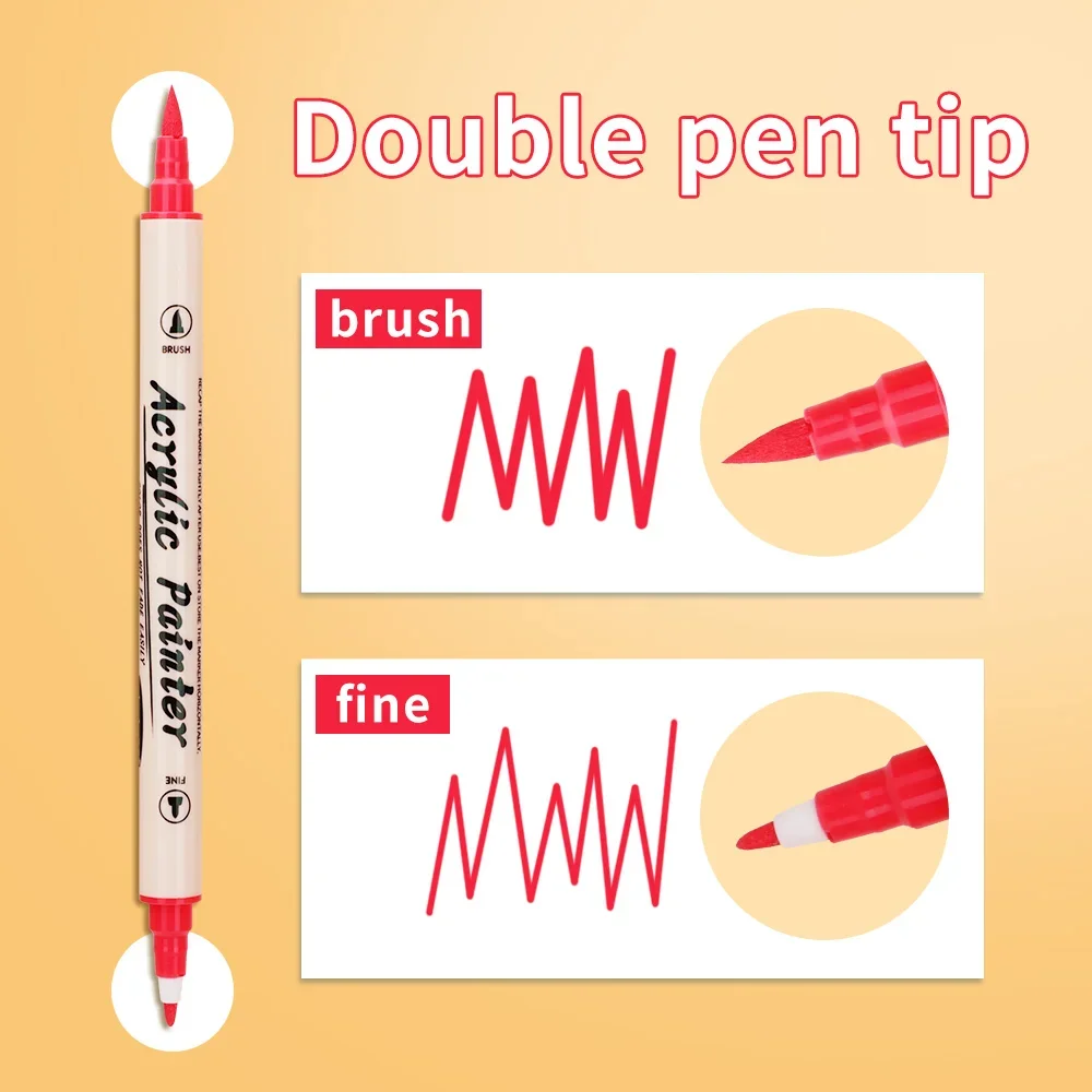 12-36 Colors Acrylic Paint Mar - Correction Pen Fine のレビューと価格