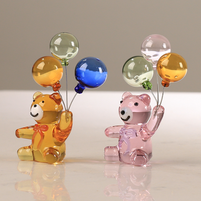 Crystal Bear Figurine with Thr - Paper Weight Crystal のレビューと価格