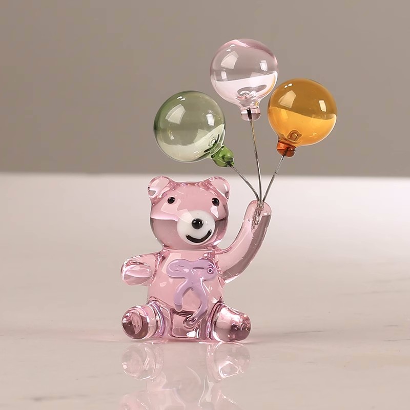 Crystal Bear Figurine with Thr - Paper Weight Crystal のレビューと価格