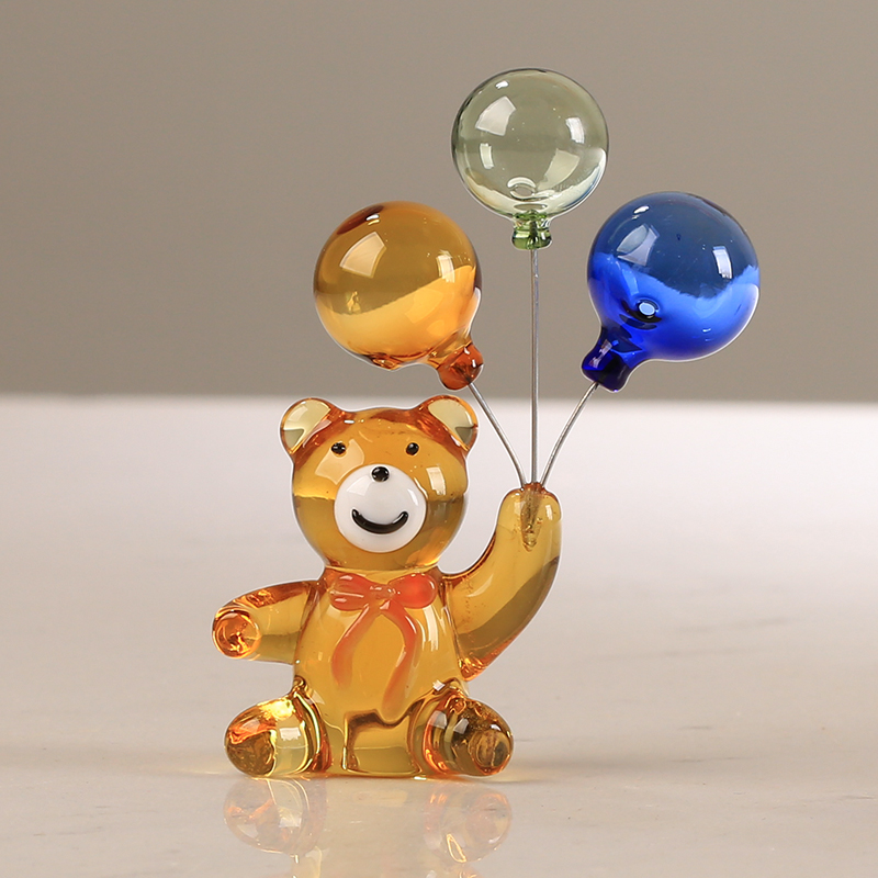 Crystal Bear Figurine with Thr - Paper Weight Crystal のレビューと価格