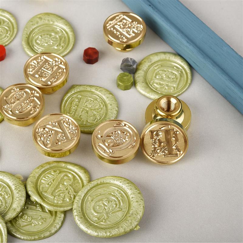A-Z Vintage Sealed Wax Stamp H - Wax Seal Stamp Set のレビューと価格