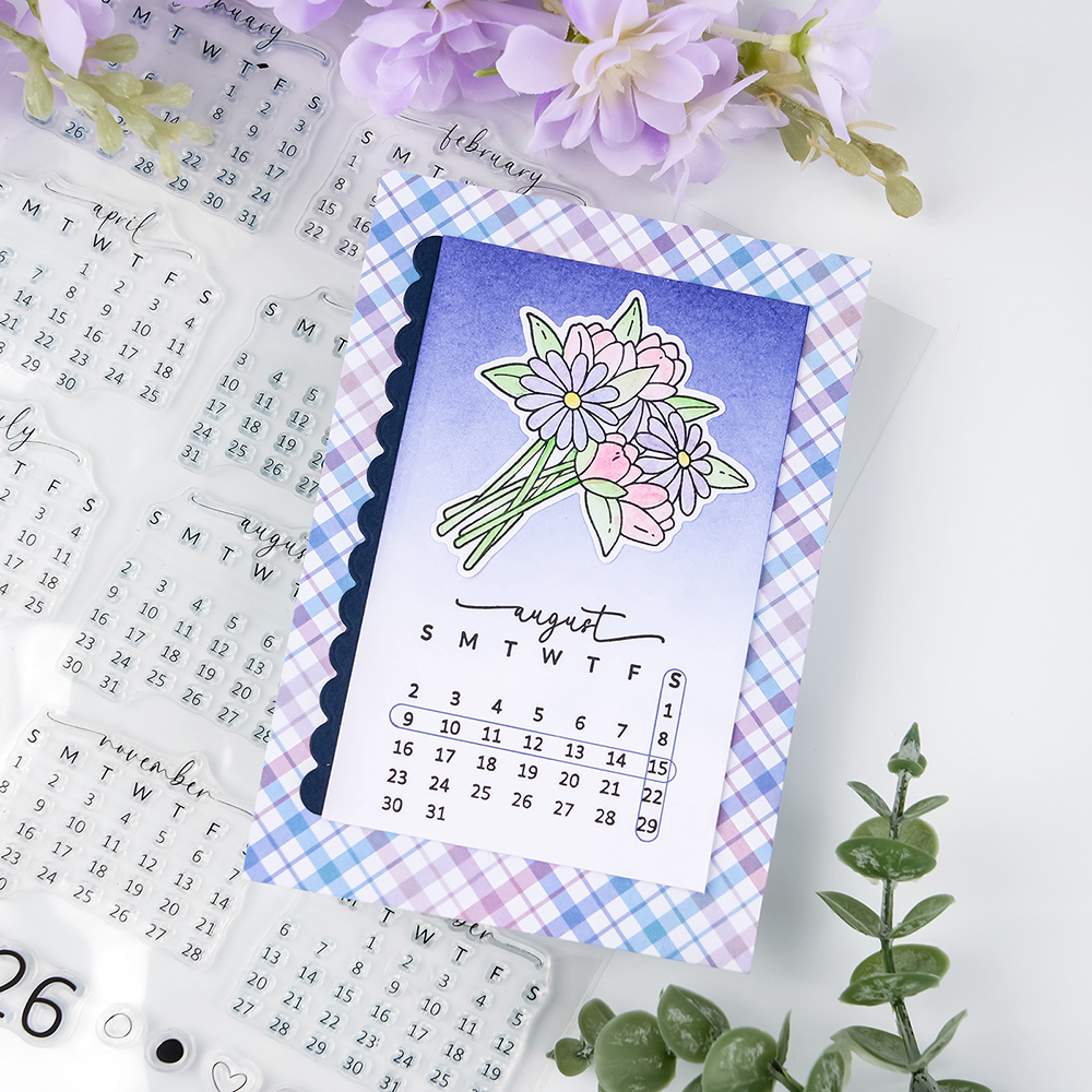 Calendar Date 2026 Clear Stamp - Rubber Date Stamp のレビューと価格