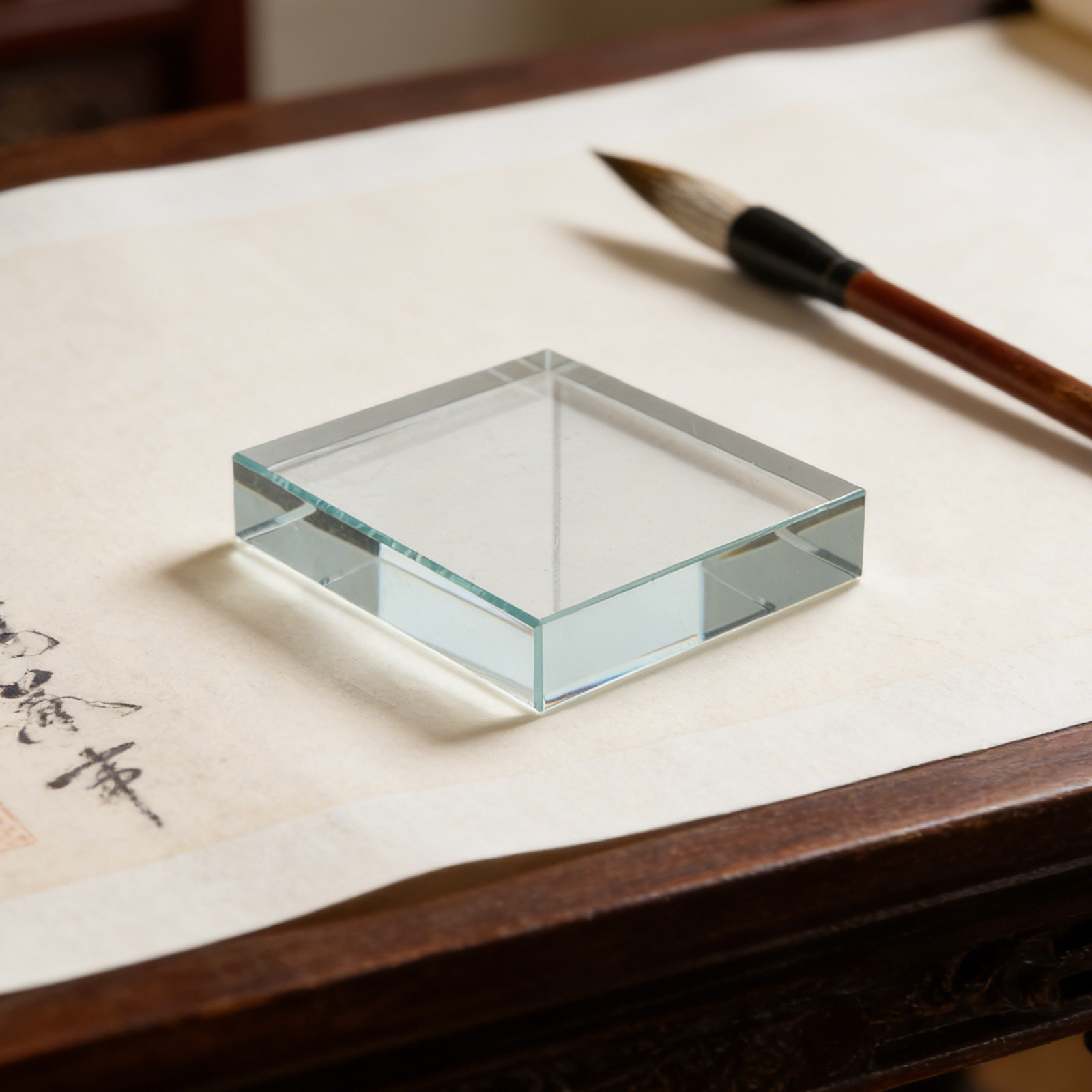 Glass Paperweight Rectangular  - Book Weight Glass のレビューと価格