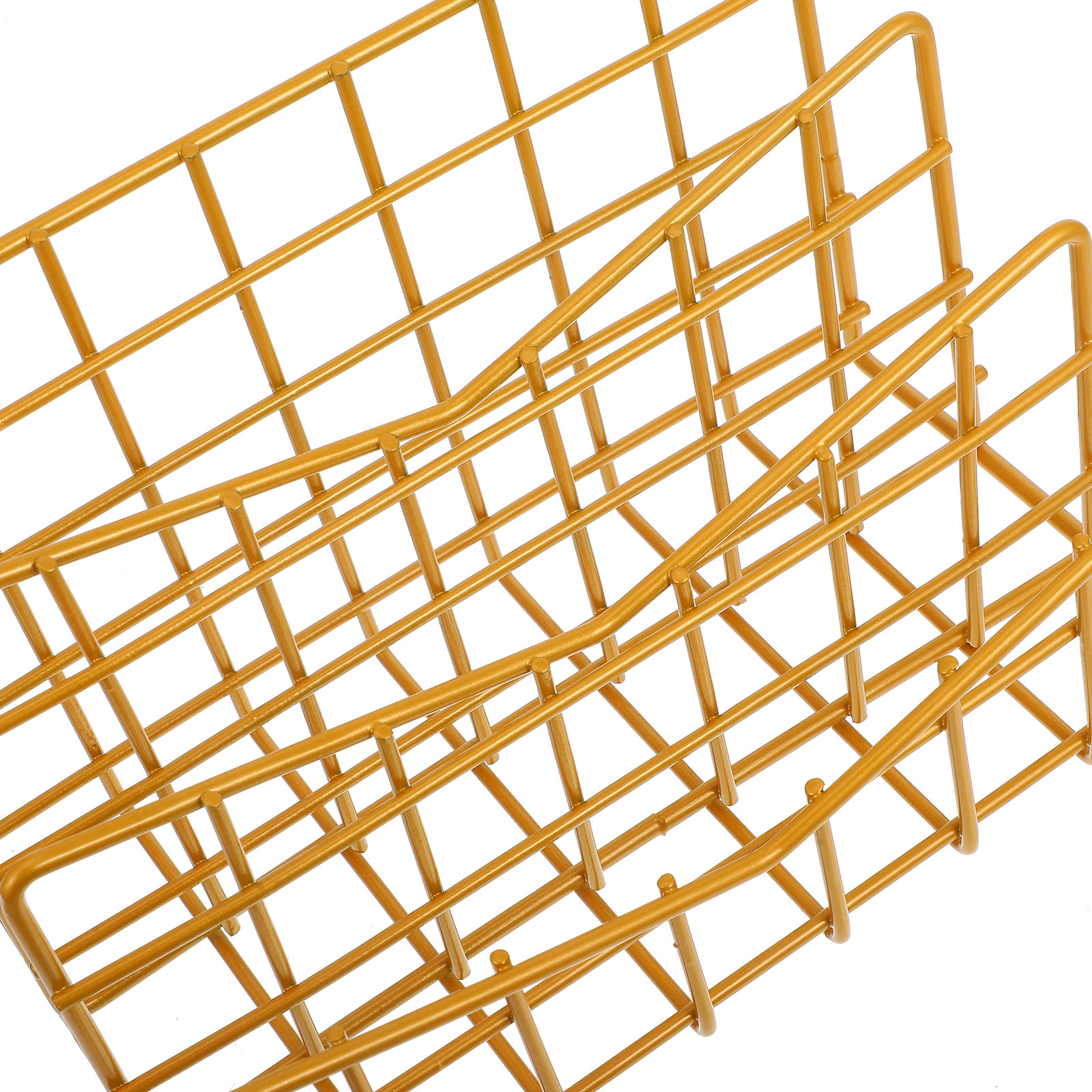 1Pcs Electroplated Metal Stora - Magazine Holder Rack のレビューと価格