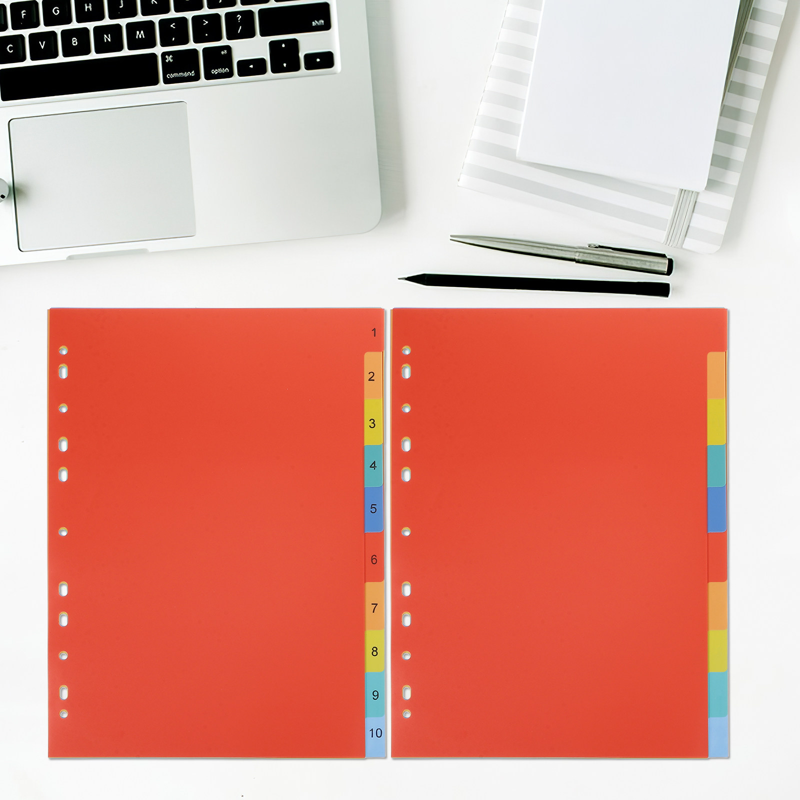 2Sets A4 Binder Dividers PP Pl - Tab Divider A4 のレビューと価格